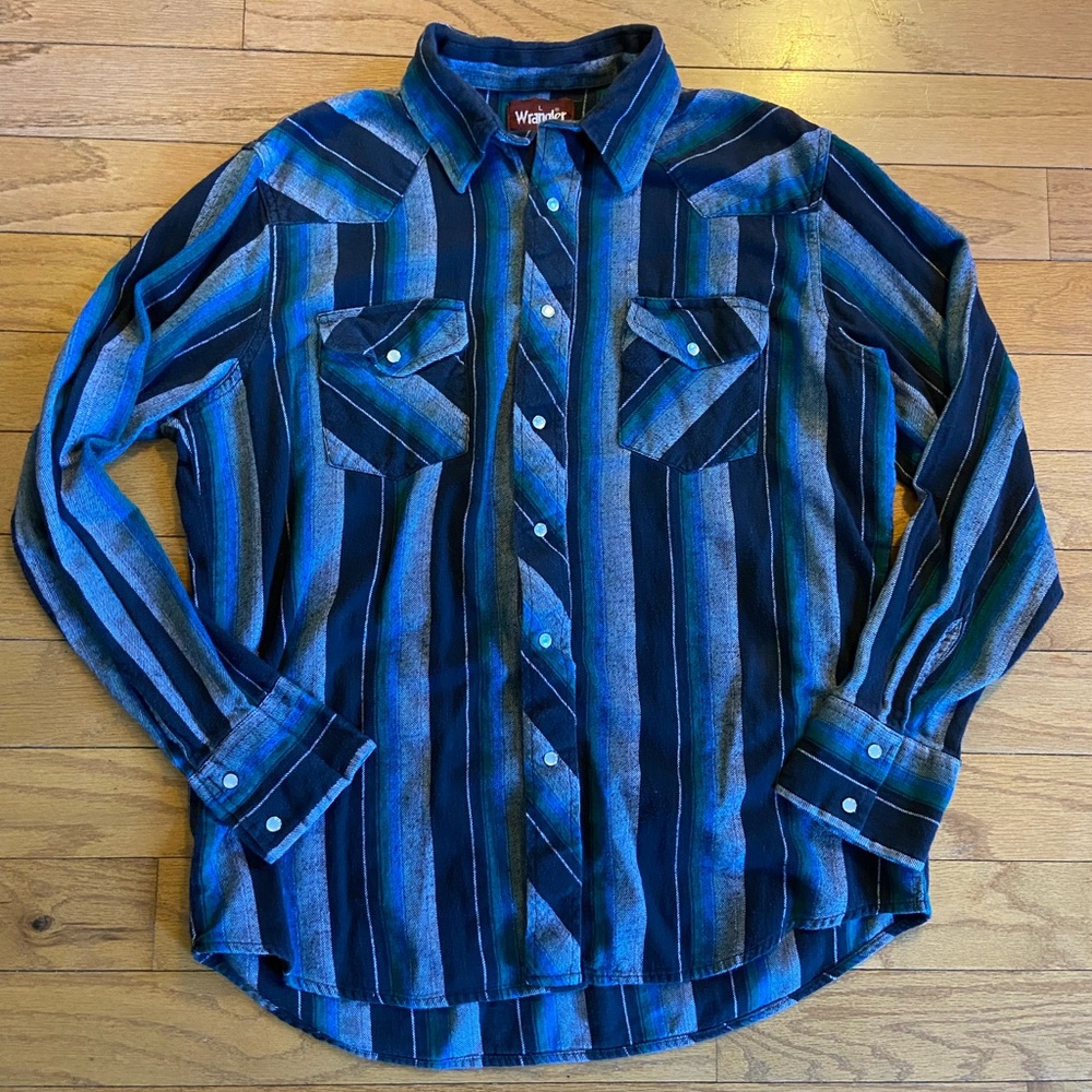 Vintage Wrangler Western Shirt - LARGE